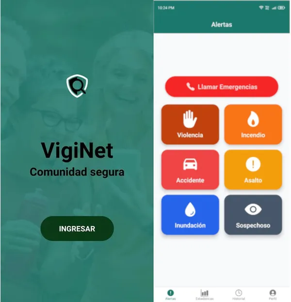 Preview del proyecto VigiNet
