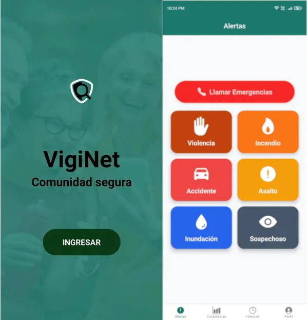 Project preview VigiNet