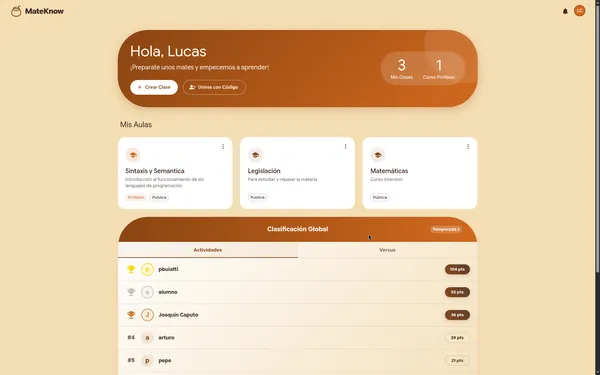 Project preview MateKnow